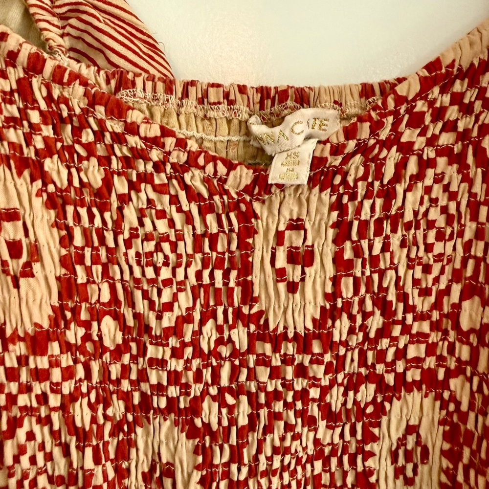 Anna Cate puff sleeve smocked maxi dress - Picture 3 of 3